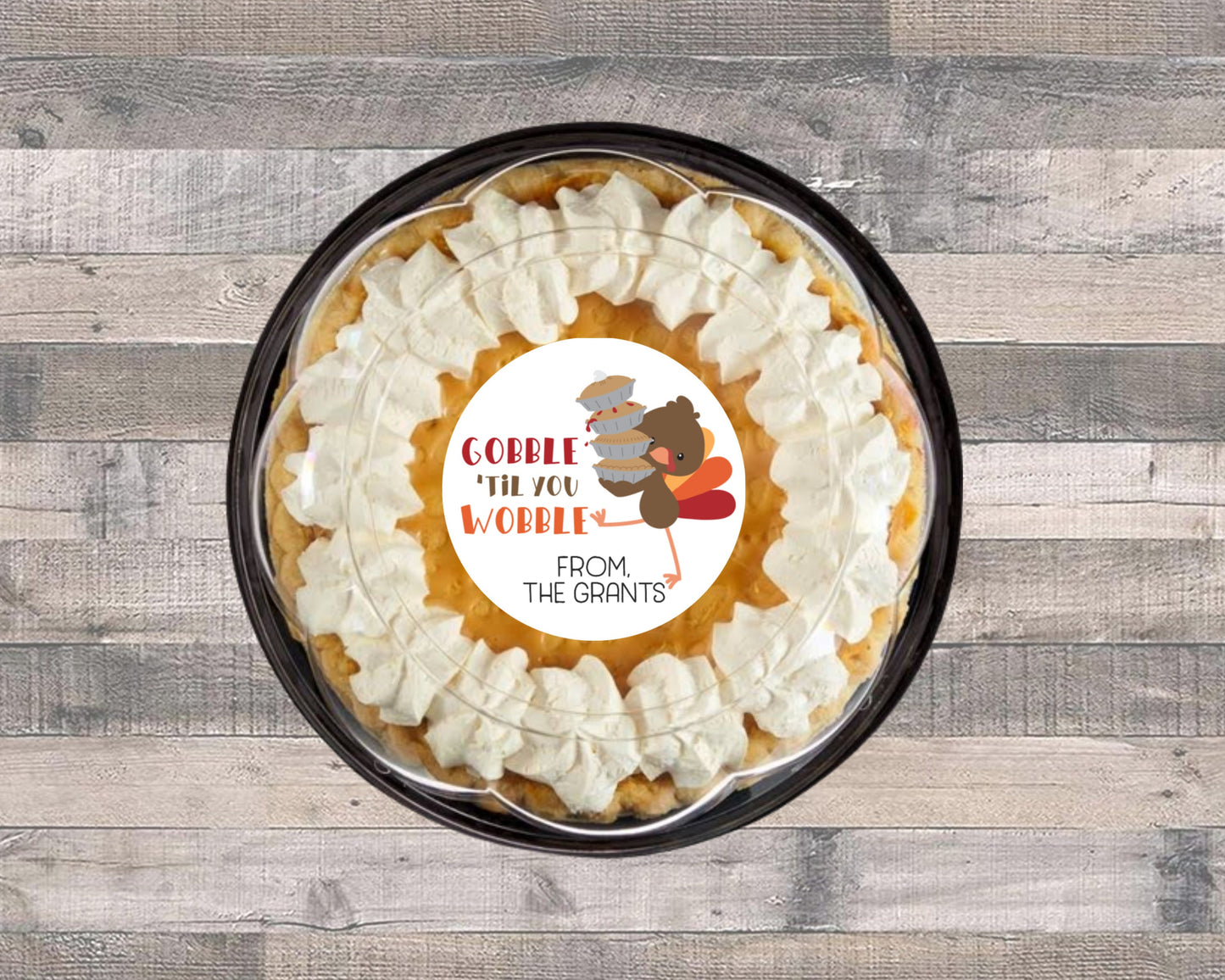 Personalized Gooble Til You Wobble Turkey Thanksgiving Holiday Gift Giving Party Favors Labels Stickers Various sizes