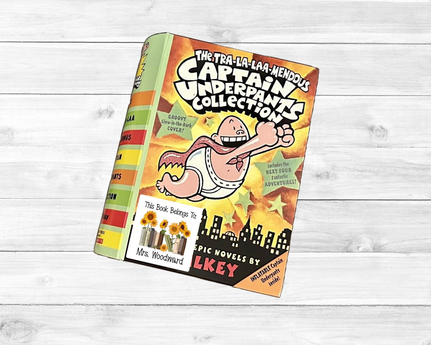 This Book Belongs To Property Of Books Sunflower Sunflowers Flower From The Library Of Personalized Square Sticker Label