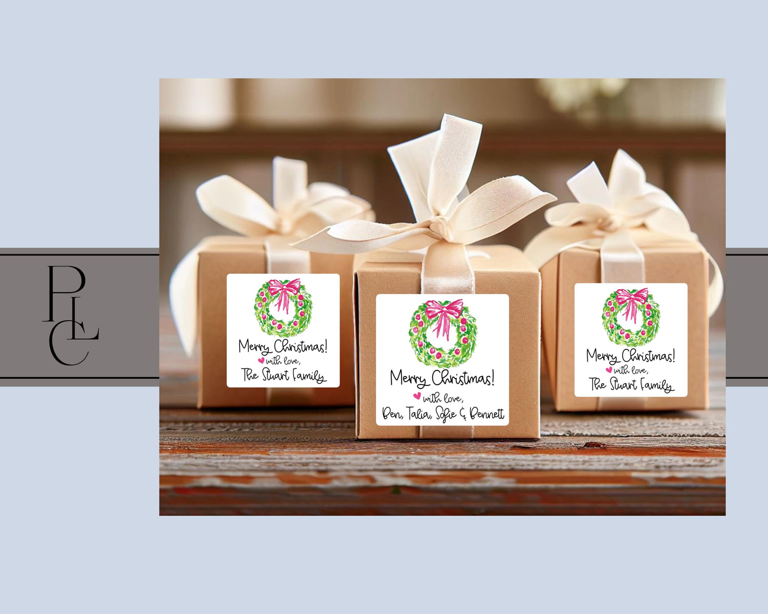 Christmas Gift Tags Stickers