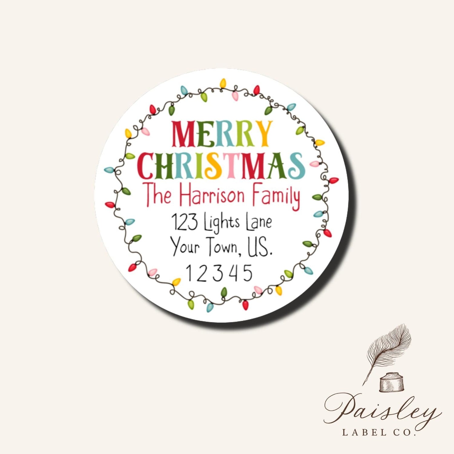 Christmas Address Labels