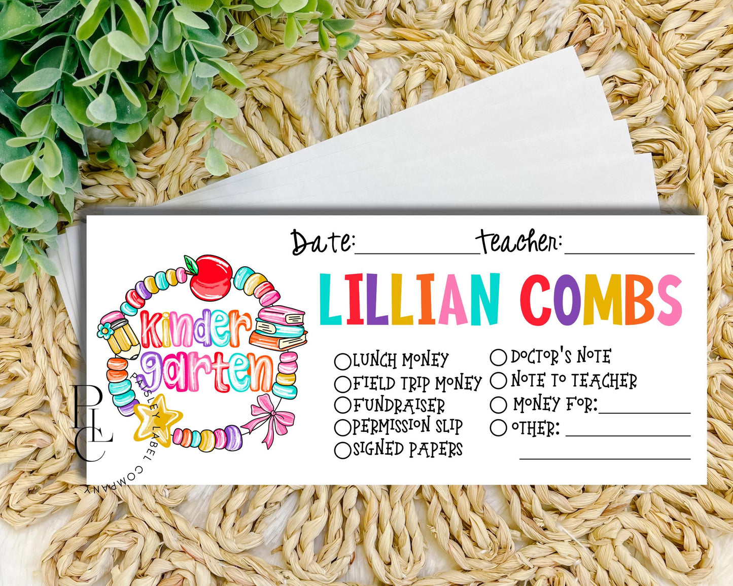 Bright Colorful Candy Bracelet Bow Apple Books Pencil Back To School Money Envelopes School  Student Kids Envelopes Lunch Money Organization