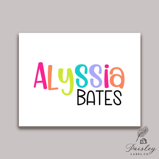 Colorful Note Cards for Kids Stationery for Girls Bright Colors Kid Gift Birthday Notecard Note Card Set Stationery Stationary Folded