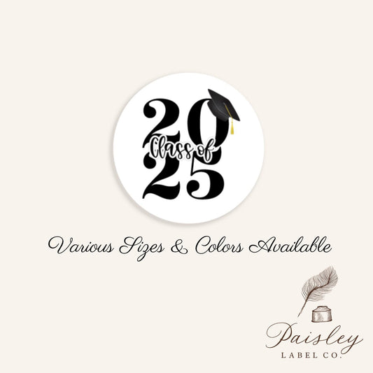 Graduation Envelope Seals Labels Stickers Graduation Commencement Ceremony Announcement Stickers Graduation Invitations, Class of 2025 Grad